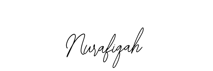 You should practise on your own different ways (Bearetta-2O07w) to write your name (Nurafiqah) in signature. don't let someone else do it for you. Nurafiqah signature style 12 images and pictures png