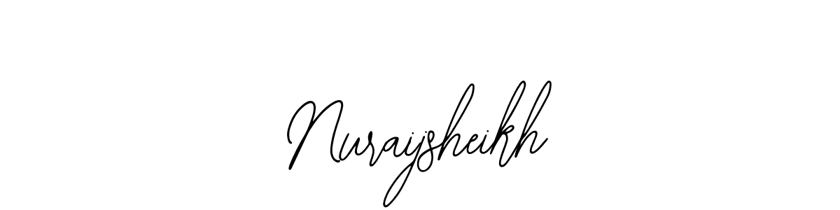 It looks lik you need a new signature style for name Nuraijsheikh. Design unique handwritten (Bearetta-2O07w) signature with our free signature maker in just a few clicks. Nuraijsheikh signature style 12 images and pictures png