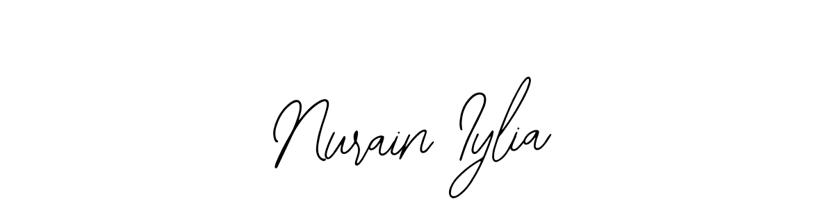 Also we have Nurain Iylia name is the best signature style. Create professional handwritten signature collection using Bearetta-2O07w autograph style. Nurain Iylia signature style 12 images and pictures png