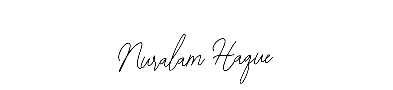 Nuralam Haque stylish signature style. Best Handwritten Sign (Bearetta-2O07w) for my name. Handwritten Signature Collection Ideas for my name Nuralam Haque. Nuralam Haque signature style 12 images and pictures png