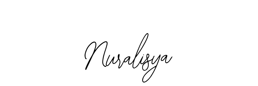 Similarly Bearetta-2O07w is the best handwritten signature design. Signature creator online .You can use it as an online autograph creator for name Nuralisya. Nuralisya signature style 12 images and pictures png