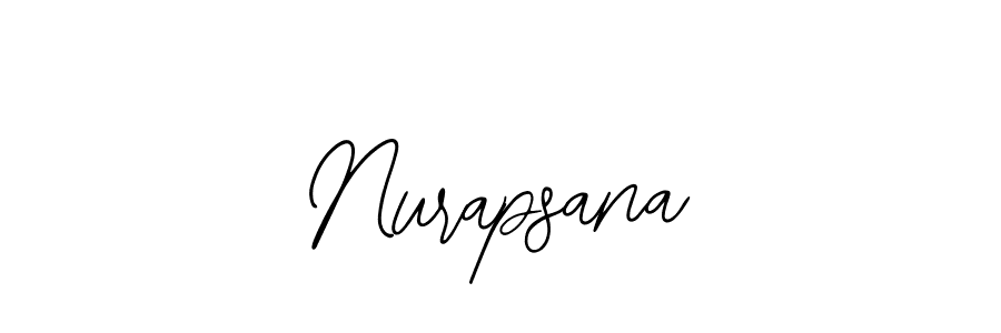 How to Draw Nurapsana signature style? Bearetta-2O07w is a latest design signature styles for name Nurapsana. Nurapsana signature style 12 images and pictures png