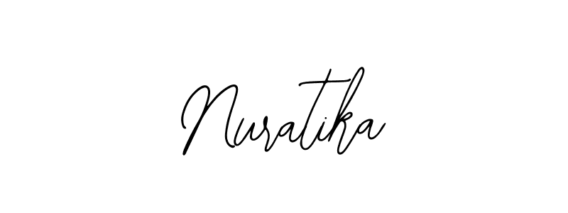 How to make Nuratika name signature. Use Bearetta-2O07w style for creating short signs online. This is the latest handwritten sign. Nuratika signature style 12 images and pictures png