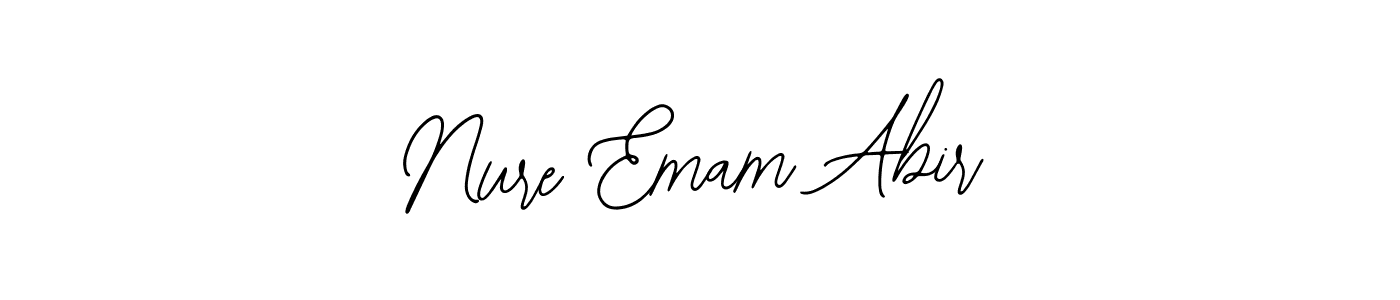 Also we have Nure Emam Abir name is the best signature style. Create professional handwritten signature collection using Bearetta-2O07w autograph style. Nure Emam Abir signature style 12 images and pictures png