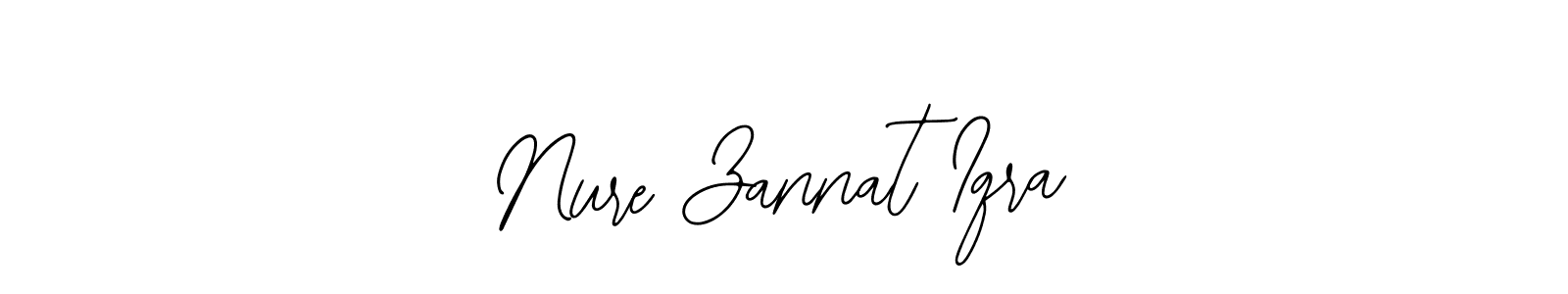 Create a beautiful signature design for name Nure Zannat Iqra. With this signature (Bearetta-2O07w) fonts, you can make a handwritten signature for free. Nure Zannat Iqra signature style 12 images and pictures png