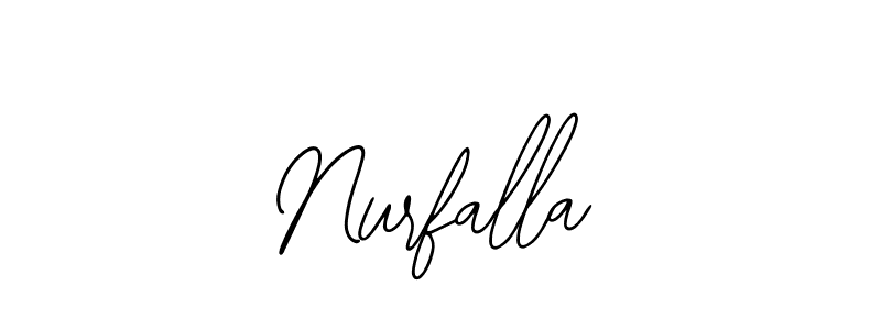 Make a beautiful signature design for name Nurfalla. Use this online signature maker to create a handwritten signature for free. Nurfalla signature style 12 images and pictures png
