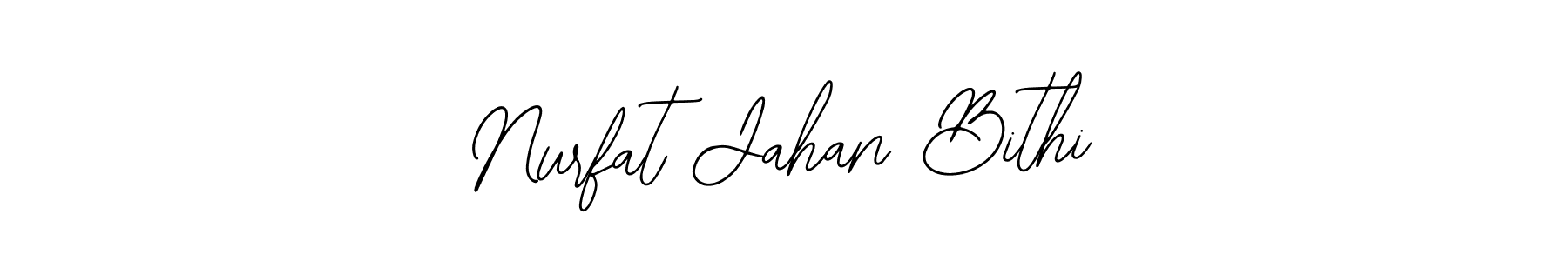 Make a beautiful signature design for name Nurfat Jahan Bithi. Use this online signature maker to create a handwritten signature for free. Nurfat Jahan Bithi signature style 12 images and pictures png