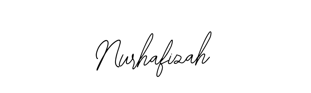 You should practise on your own different ways (Bearetta-2O07w) to write your name (Nurhafizah) in signature. don't let someone else do it for you. Nurhafizah signature style 12 images and pictures png
