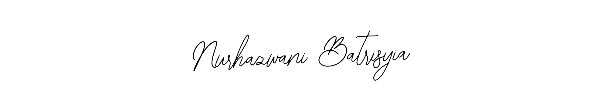 Nurhazwani Batrisyia stylish signature style. Best Handwritten Sign (Bearetta-2O07w) for my name. Handwritten Signature Collection Ideas for my name Nurhazwani Batrisyia. Nurhazwani Batrisyia signature style 12 images and pictures png