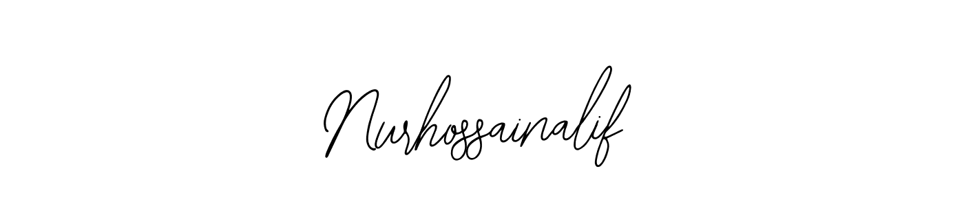 Create a beautiful signature design for name Nurhossainalif. With this signature (Bearetta-2O07w) fonts, you can make a handwritten signature for free. Nurhossainalif signature style 12 images and pictures png