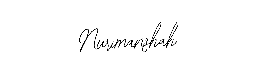 Use a signature maker to create a handwritten signature online. With this signature software, you can design (Bearetta-2O07w) your own signature for name Nurimanshah. Nurimanshah signature style 12 images and pictures png