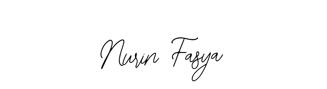 Nurin Fasya stylish signature style. Best Handwritten Sign (Bearetta-2O07w) for my name. Handwritten Signature Collection Ideas for my name Nurin Fasya. Nurin Fasya signature style 12 images and pictures png