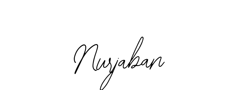 Also You can easily find your signature by using the search form. We will create Nurjaban name handwritten signature images for you free of cost using Bearetta-2O07w sign style. Nurjaban signature style 12 images and pictures png