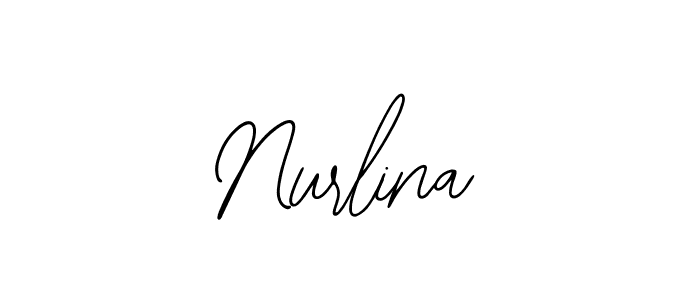 You should practise on your own different ways (Bearetta-2O07w) to write your name (Nurlina) in signature. don't let someone else do it for you. Nurlina signature style 12 images and pictures png