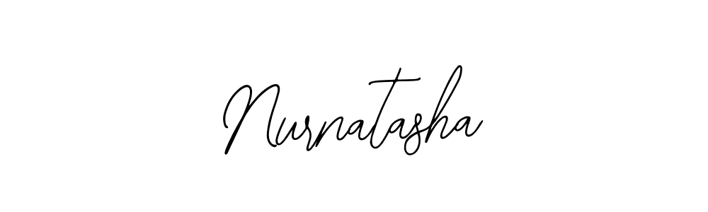 Bearetta-2O07w is a professional signature style that is perfect for those who want to add a touch of class to their signature. It is also a great choice for those who want to make their signature more unique. Get Nurnatasha name to fancy signature for free. Nurnatasha signature style 12 images and pictures png