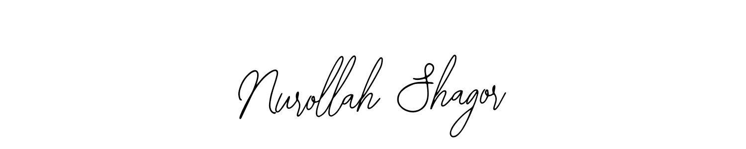 Also You can easily find your signature by using the search form. We will create Nurollah Shagor name handwritten signature images for you free of cost using Bearetta-2O07w sign style. Nurollah Shagor signature style 12 images and pictures png