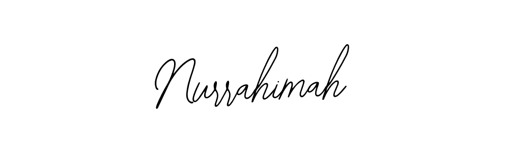 Also we have Nurrahimah name is the best signature style. Create professional handwritten signature collection using Bearetta-2O07w autograph style. Nurrahimah signature style 12 images and pictures png