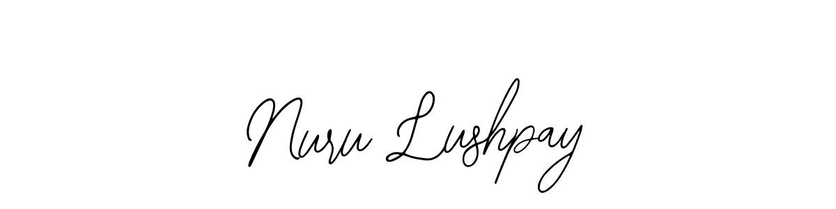 Make a beautiful signature design for name Nuru Lushpay. Use this online signature maker to create a handwritten signature for free. Nuru Lushpay signature style 12 images and pictures png