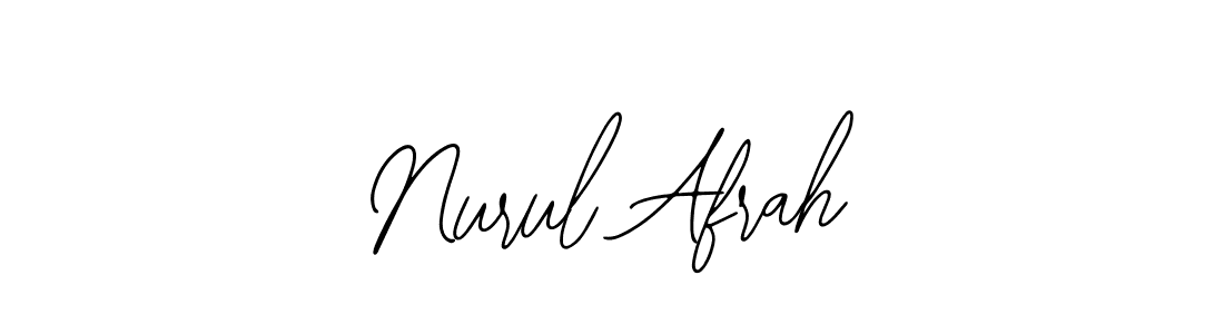 Nurul Afrah stylish signature style. Best Handwritten Sign (Bearetta-2O07w) for my name. Handwritten Signature Collection Ideas for my name Nurul Afrah. Nurul Afrah signature style 12 images and pictures png