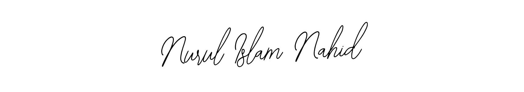 Also You can easily find your signature by using the search form. We will create Nurul Islam Nahid name handwritten signature images for you free of cost using Bearetta-2O07w sign style. Nurul Islam Nahid signature style 12 images and pictures png