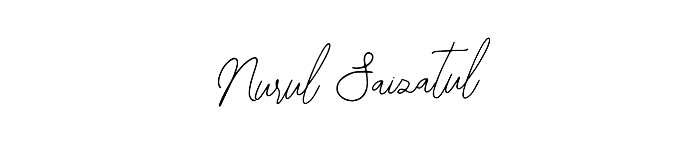 if you are searching for the best signature style for your name Nurul Saizatul. so please give up your signature search. here we have designed multiple signature styles  using Bearetta-2O07w. Nurul Saizatul signature style 12 images and pictures png