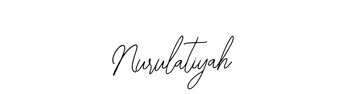 Similarly Bearetta-2O07w is the best handwritten signature design. Signature creator online .You can use it as an online autograph creator for name Nurulatiyah. Nurulatiyah signature style 12 images and pictures png
