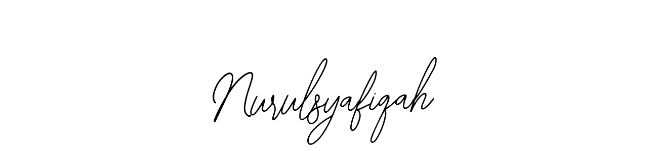 Make a beautiful signature design for name Nurulsyafiqah. Use this online signature maker to create a handwritten signature for free. Nurulsyafiqah signature style 12 images and pictures png