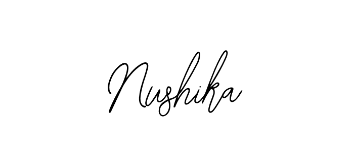 Best and Professional Signature Style for Nushika. Bearetta-2O07w Best Signature Style Collection. Nushika signature style 12 images and pictures png