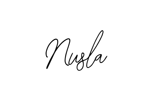 Similarly Bearetta-2O07w is the best handwritten signature design. Signature creator online .You can use it as an online autograph creator for name Nusla. Nusla signature style 12 images and pictures png