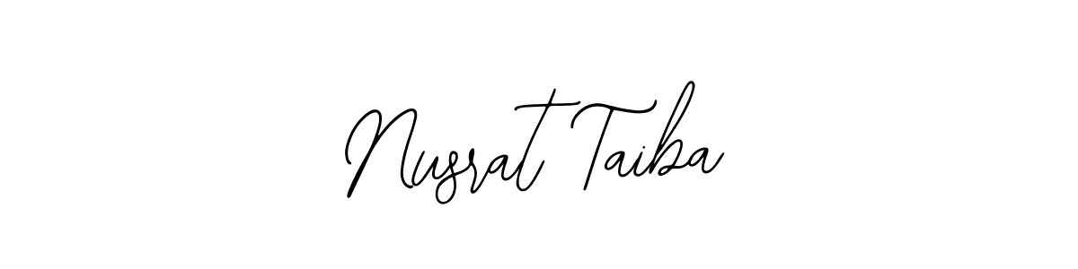 How to make Nusrat Taiba signature? Bearetta-2O07w is a professional autograph style. Create handwritten signature for Nusrat Taiba name. Nusrat Taiba signature style 12 images and pictures png