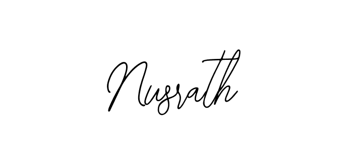 Make a short Nusrath signature style. Manage your documents anywhere anytime using Bearetta-2O07w. Create and add eSignatures, submit forms, share and send files easily. Nusrath signature style 12 images and pictures png