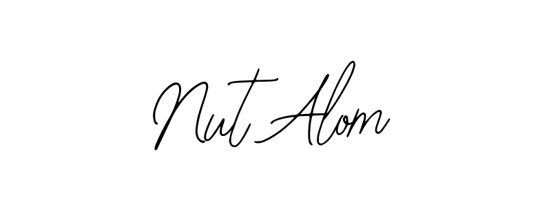 How to Draw Nut Alom signature style? Bearetta-2O07w is a latest design signature styles for name Nut Alom. Nut Alom signature style 12 images and pictures png