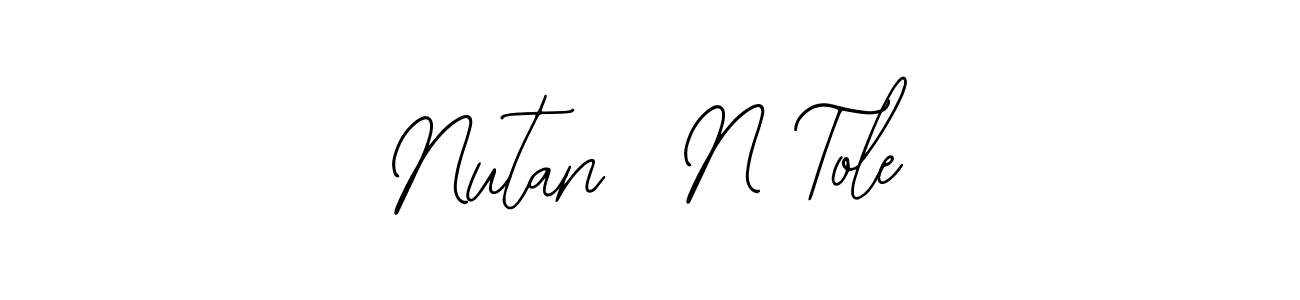 Make a beautiful signature design for name Nutan  N Tole. Use this online signature maker to create a handwritten signature for free. Nutan  N Tole signature style 12 images and pictures png