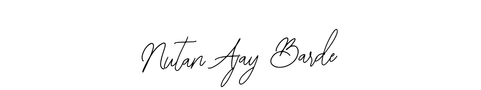 Design your own signature with our free online signature maker. With this signature software, you can create a handwritten (Bearetta-2O07w) signature for name Nutan Ajay Barde. Nutan Ajay Barde signature style 12 images and pictures png