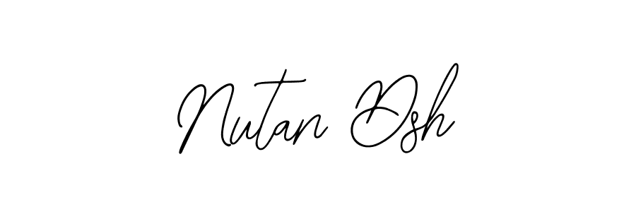 How to make Nutan Dsh signature? Bearetta-2O07w is a professional autograph style. Create handwritten signature for Nutan Dsh name. Nutan Dsh signature style 12 images and pictures png