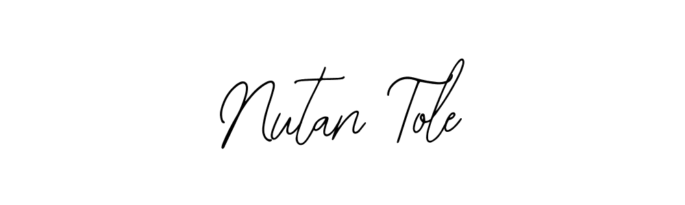 Also You can easily find your signature by using the search form. We will create Nutan Tole name handwritten signature images for you free of cost using Bearetta-2O07w sign style. Nutan Tole signature style 12 images and pictures png