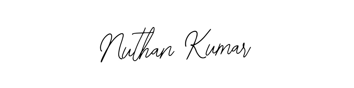 The best way (Bearetta-2O07w) to make a short signature is to pick only two or three words in your name. The name Nuthan Kumar include a total of six letters. For converting this name. Nuthan Kumar signature style 12 images and pictures png