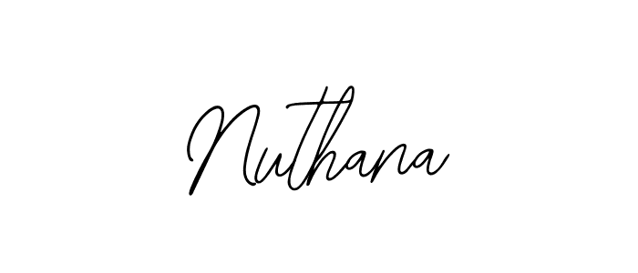 Make a beautiful signature design for name Nuthana. Use this online signature maker to create a handwritten signature for free. Nuthana signature style 12 images and pictures png