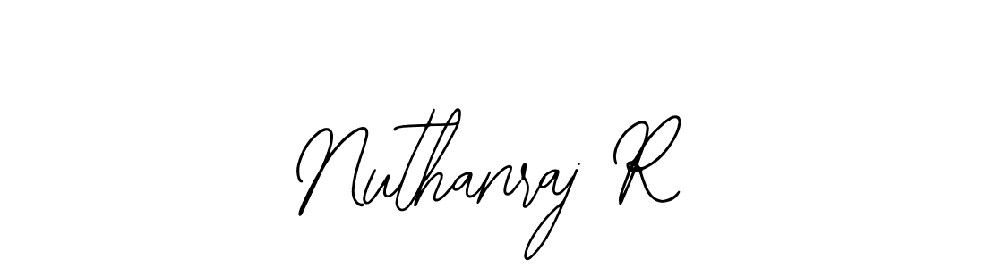 Here are the top 10 professional signature styles for the name Nuthanraj R. These are the best autograph styles you can use for your name. Nuthanraj R signature style 12 images and pictures png