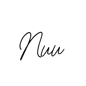 How to make Nuu signature? Bearetta-2O07w is a professional autograph style. Create handwritten signature for Nuu name. Nuu signature style 12 images and pictures png
