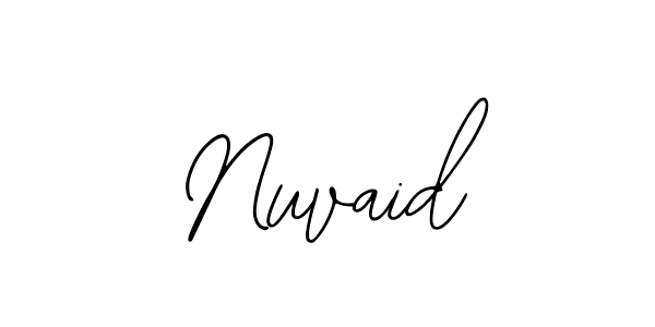 Similarly Bearetta-2O07w is the best handwritten signature design. Signature creator online .You can use it as an online autograph creator for name Nuvaid. Nuvaid signature style 12 images and pictures png