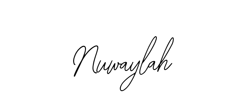 Also we have Nuwaylah name is the best signature style. Create professional handwritten signature collection using Bearetta-2O07w autograph style. Nuwaylah signature style 12 images and pictures png