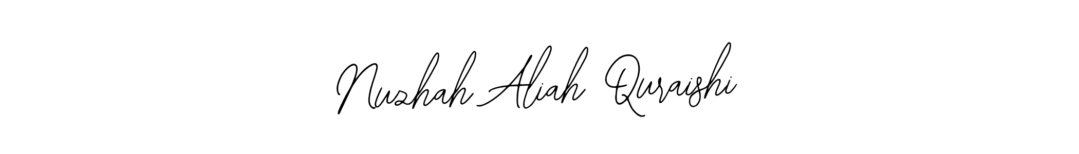 How to make Nuzhah Aliah Quraishi signature? Bearetta-2O07w is a professional autograph style. Create handwritten signature for Nuzhah Aliah Quraishi name. Nuzhah Aliah Quraishi signature style 12 images and pictures png