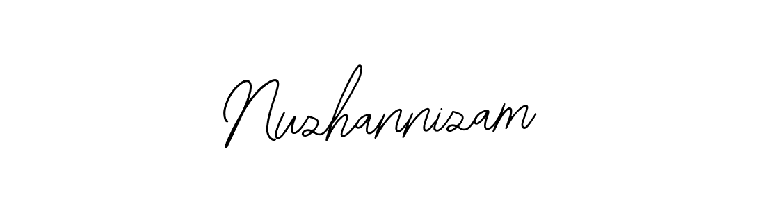 How to make Nuzhannizam signature? Bearetta-2O07w is a professional autograph style. Create handwritten signature for Nuzhannizam name. Nuzhannizam signature style 12 images and pictures png