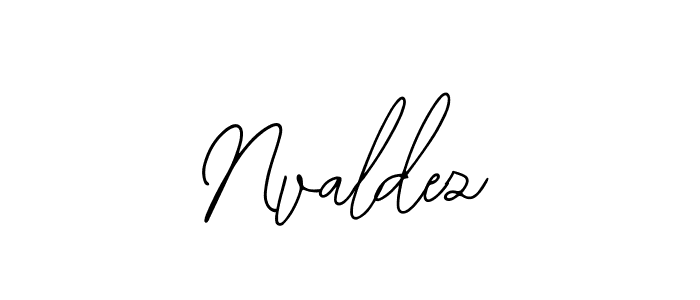 Use a signature maker to create a handwritten signature online. With this signature software, you can design (Bearetta-2O07w) your own signature for name Nvaldez. Nvaldez signature style 12 images and pictures png