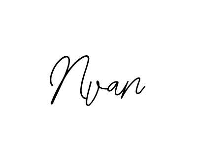Make a beautiful signature design for name Nvan. With this signature (Bearetta-2O07w) style, you can create a handwritten signature for free. Nvan signature style 12 images and pictures png