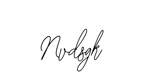 How to Draw Nvdsgk signature style? Bearetta-2O07w is a latest design signature styles for name Nvdsgk. Nvdsgk signature style 12 images and pictures png