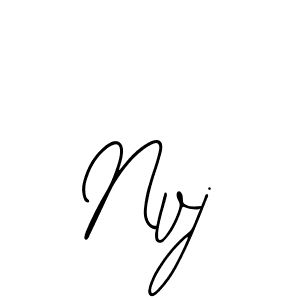 Create a beautiful signature design for name Nvj. With this signature (Bearetta-2O07w) fonts, you can make a handwritten signature for free. Nvj signature style 12 images and pictures png