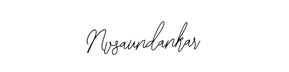 Design your own signature with our free online signature maker. With this signature software, you can create a handwritten (Bearetta-2O07w) signature for name Nvsaundankar. Nvsaundankar signature style 12 images and pictures png
