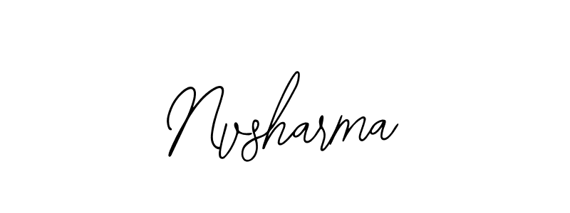 Create a beautiful signature design for name Nvsharma. With this signature (Bearetta-2O07w) fonts, you can make a handwritten signature for free. Nvsharma signature style 12 images and pictures png